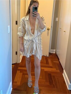 Jacquemus La Riviera Striped Dress